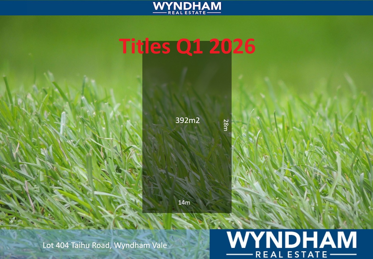 LOT 404 TAIHU ROAD, WYNDHAM VALE, 3024