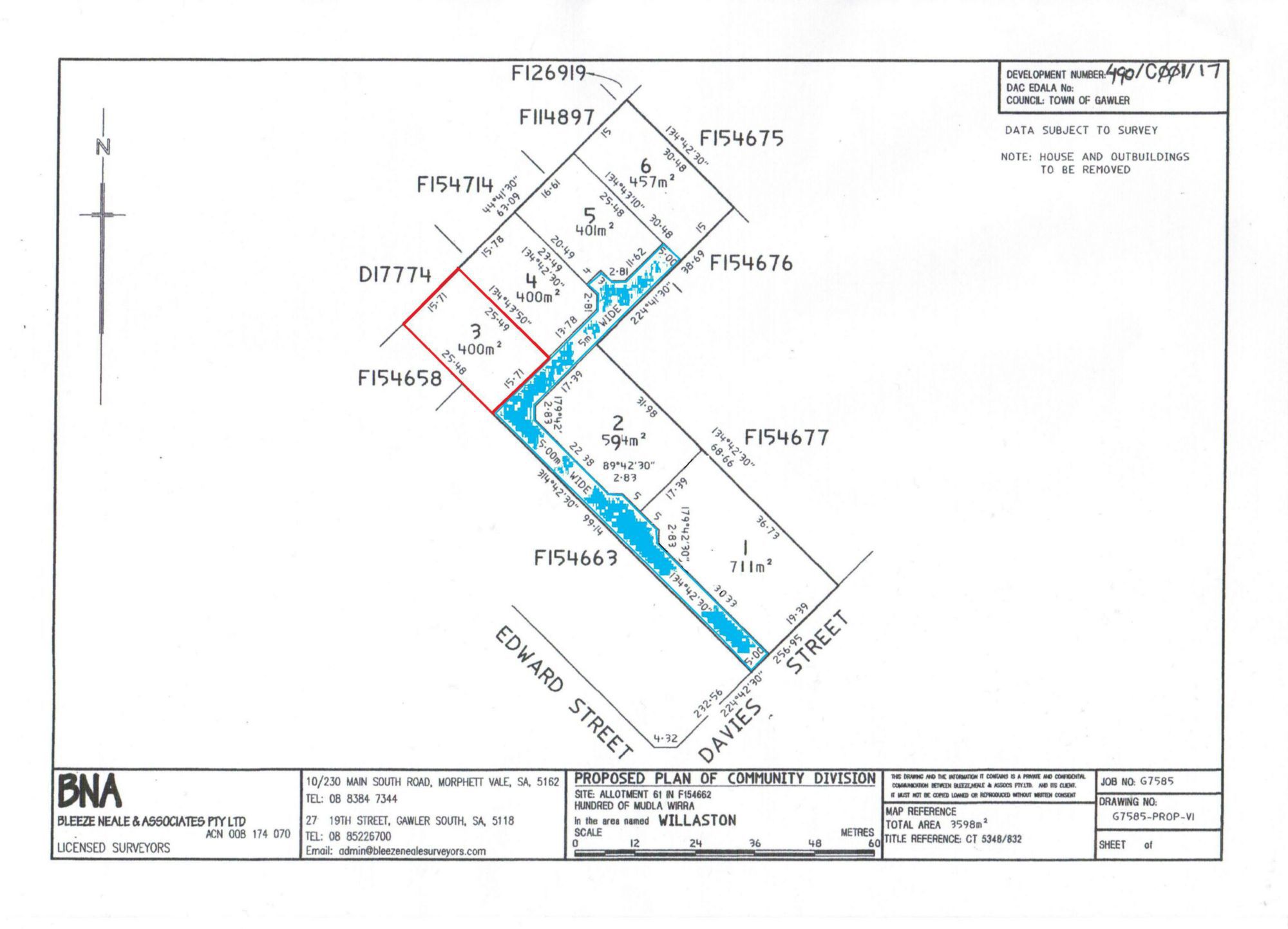 PL26 C TO E DAVIES STREET, WILLASTON, 5118