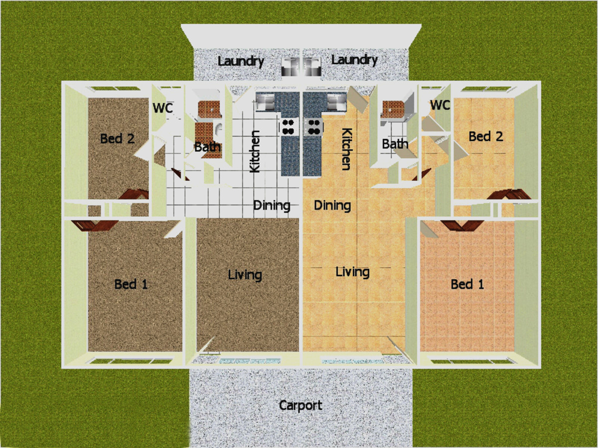 UNIT 1 & 2 /42 CAMBRIDGE STREET, GULLIVER, 4812